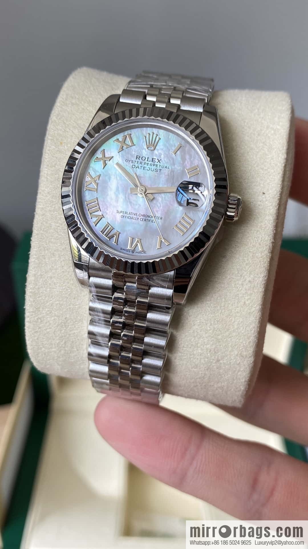 Factory New Rolex Rolex Women's Oyster Diary Watch 31mm