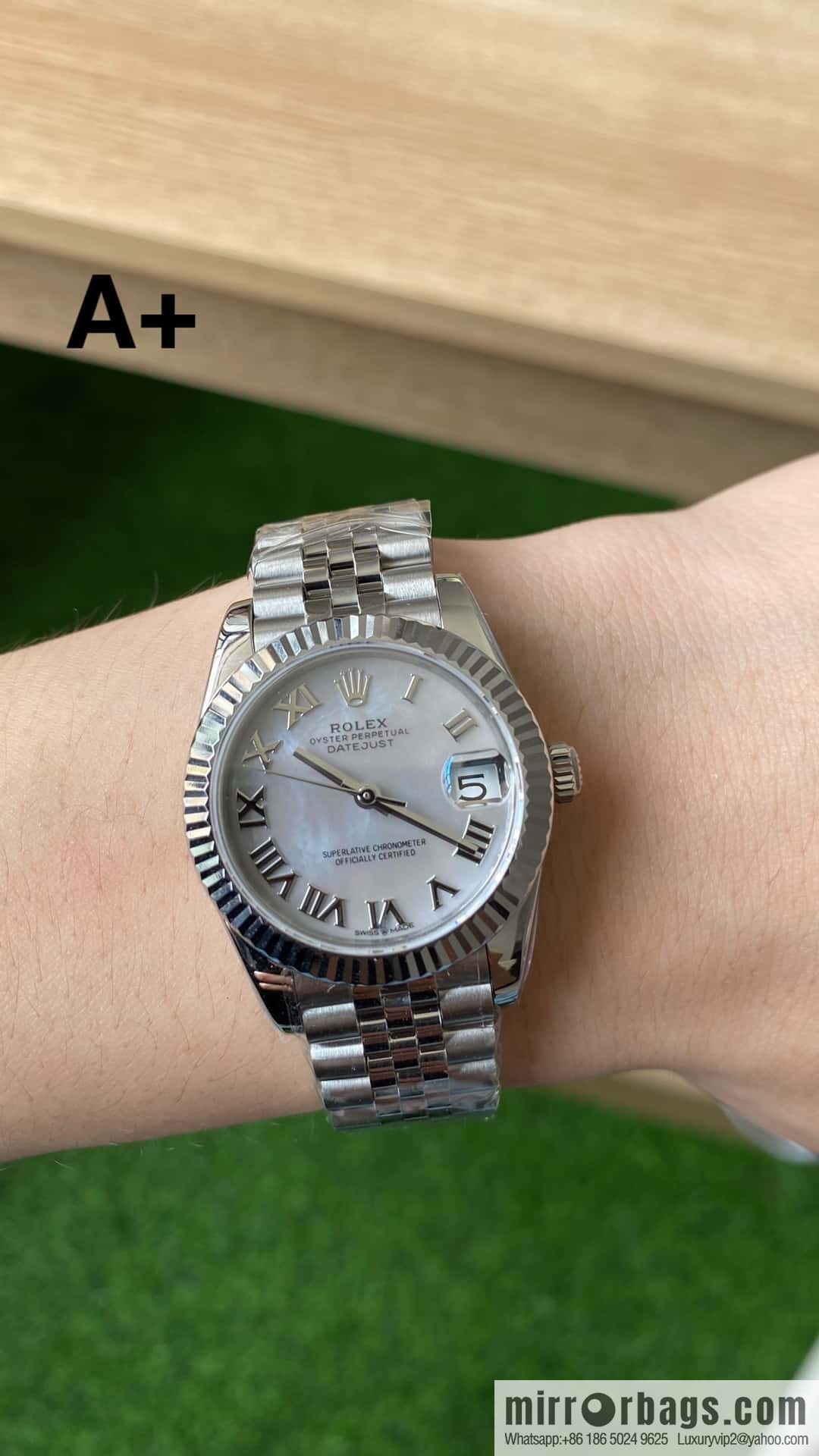 Factory New Rolex Rolex Women's Oyster Diary Watch 31mm