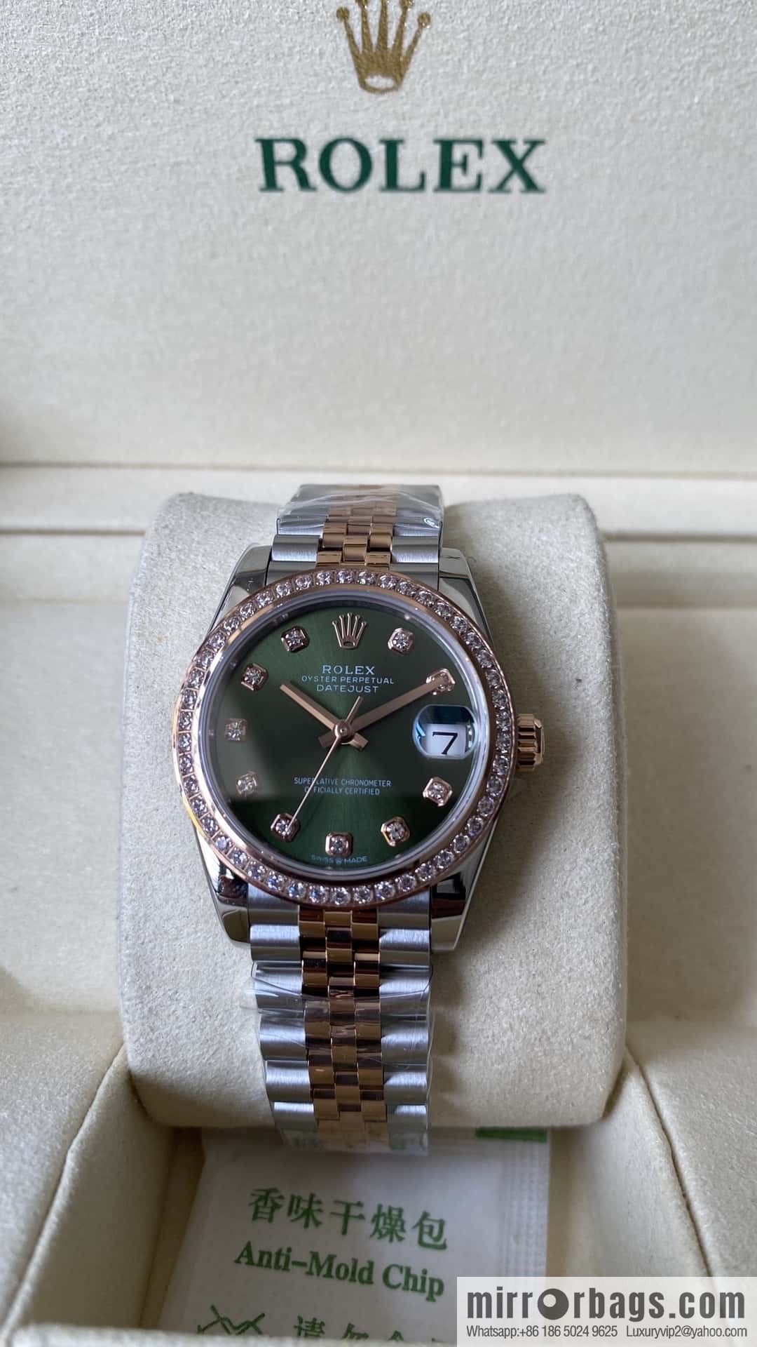 Factory New Rolex Rolex Women's Oyster Diary Watch 31mm