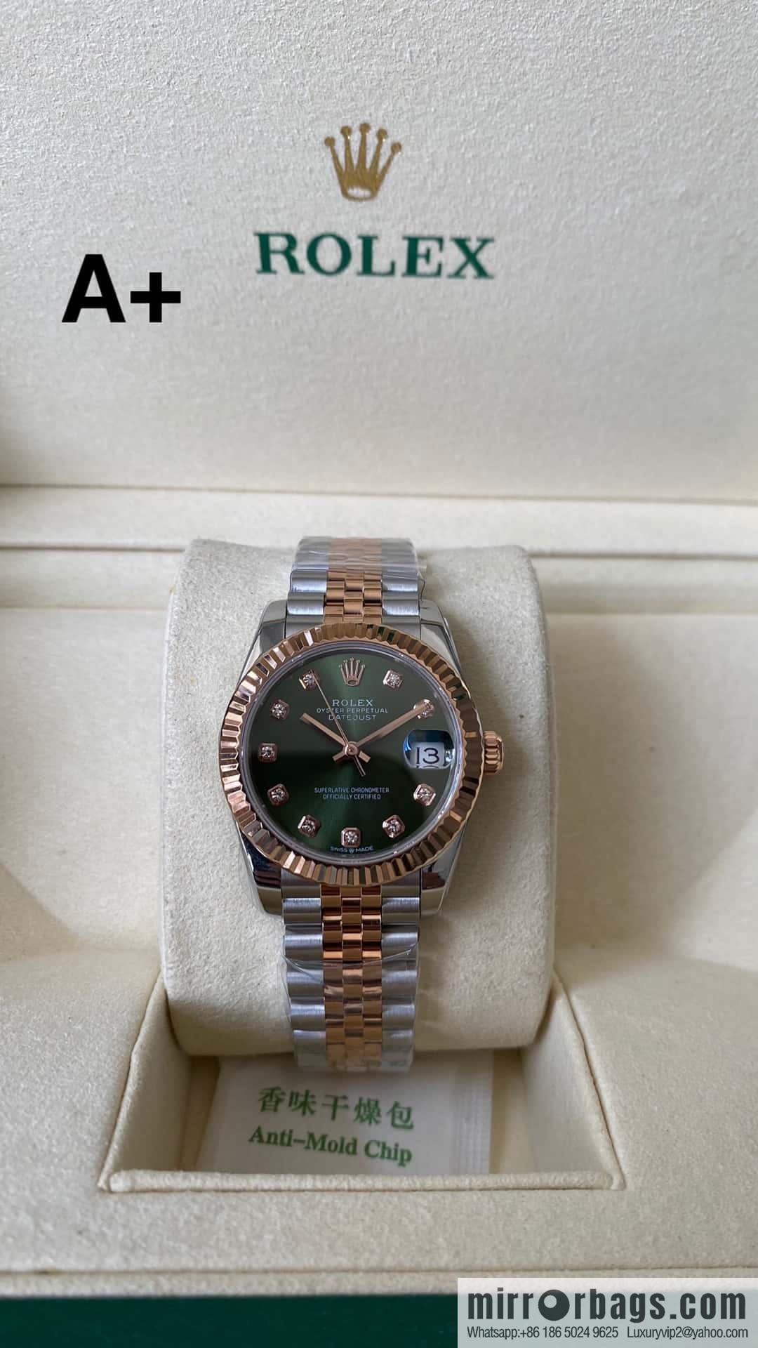 Factory New Rolex Rolex Women's Oyster Diary Watch 31mm