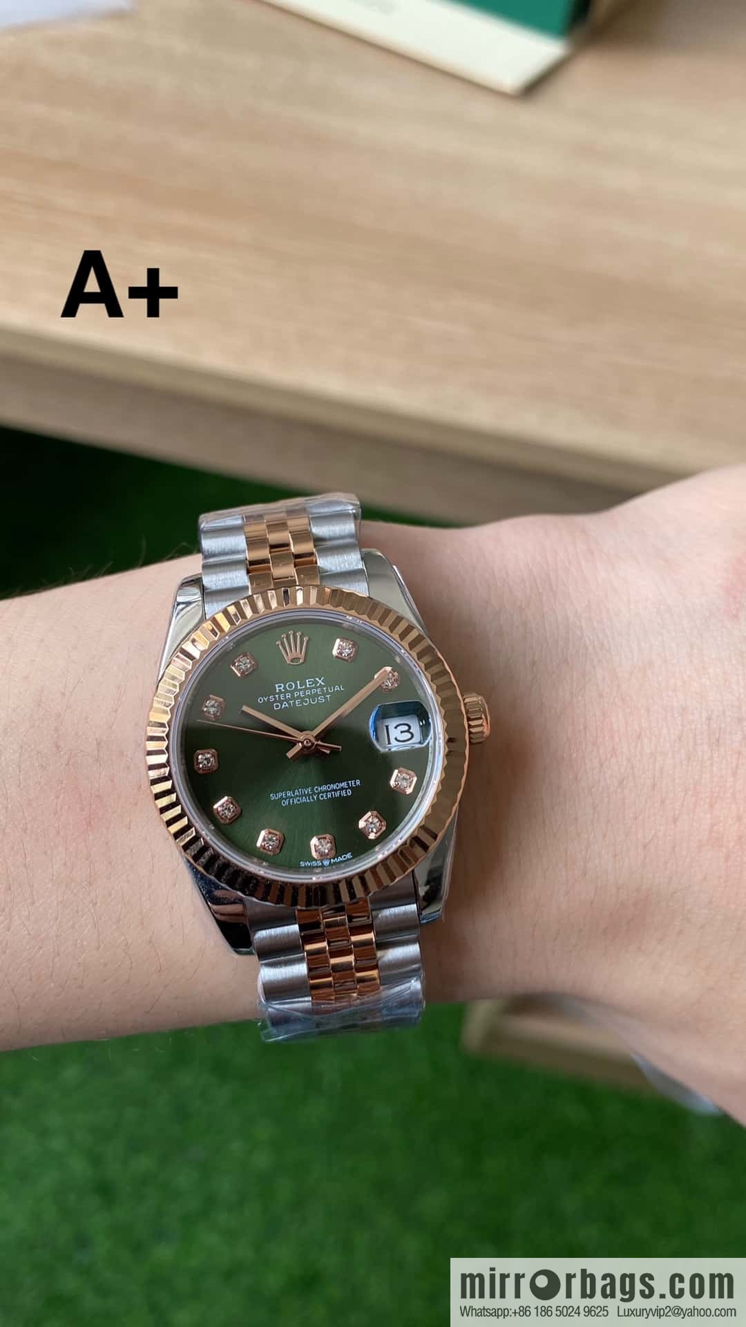 Factory New Rolex Rolex Women's Oyster Diary Watch 31mm