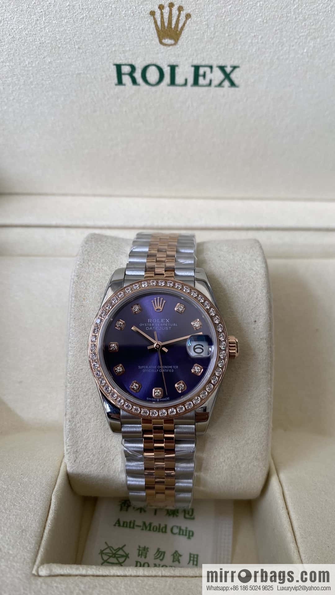 Factory New Rolex Rolex Women's Oyster Diary Watch 31mm