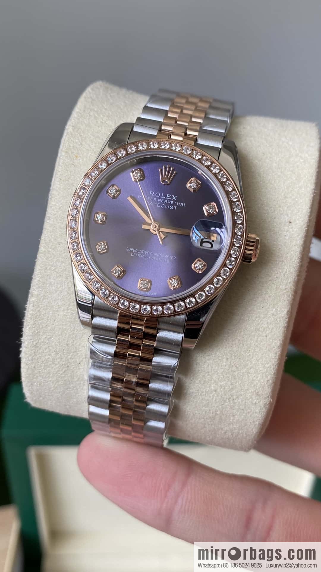 Factory New Rolex Rolex Women's Oyster Diary Watch 31mm