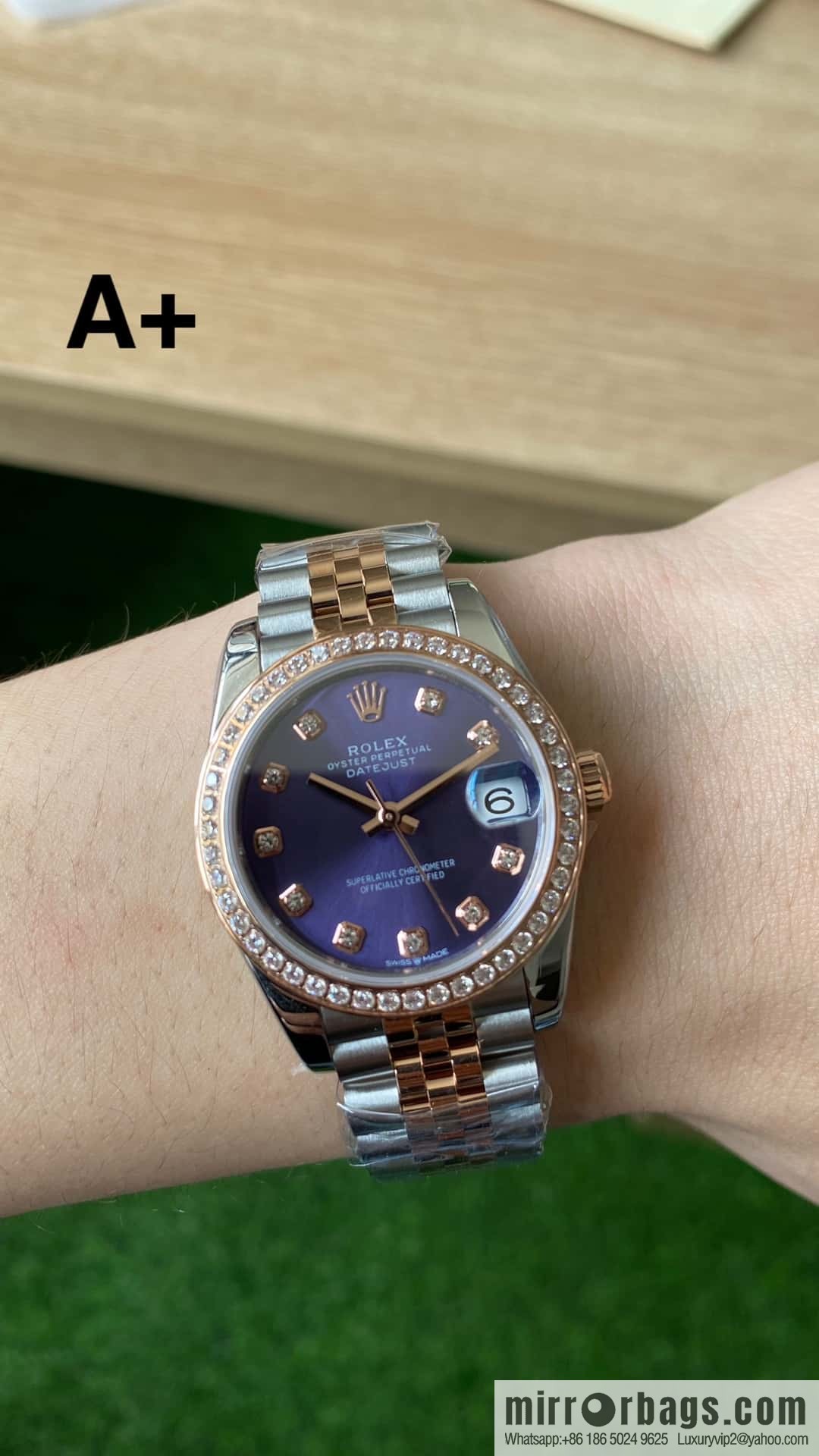 Factory New Rolex Rolex Women's Oyster Diary Watch 31mm