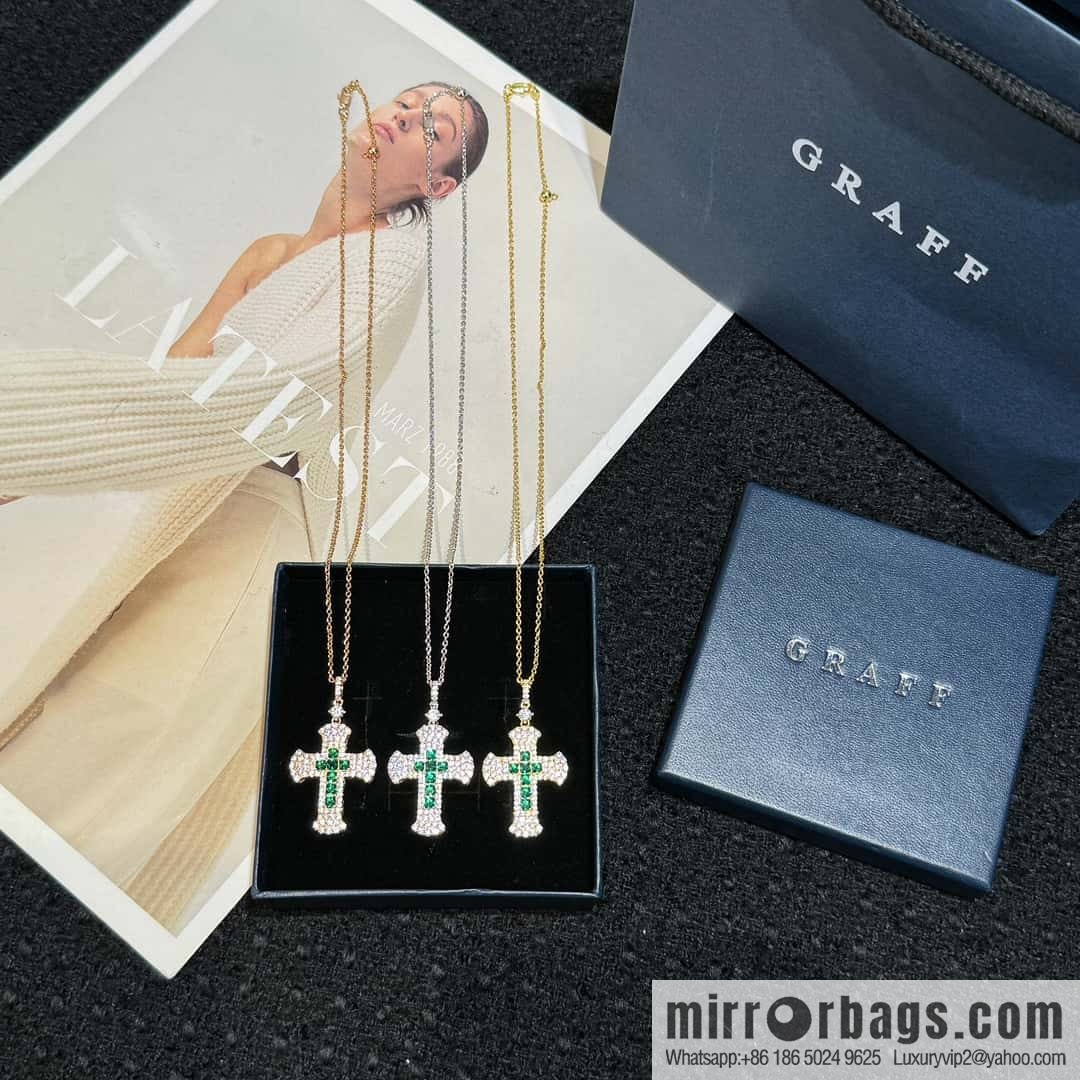 ❗️New ❗️ GRAFF Full Diamond Cross Necklace