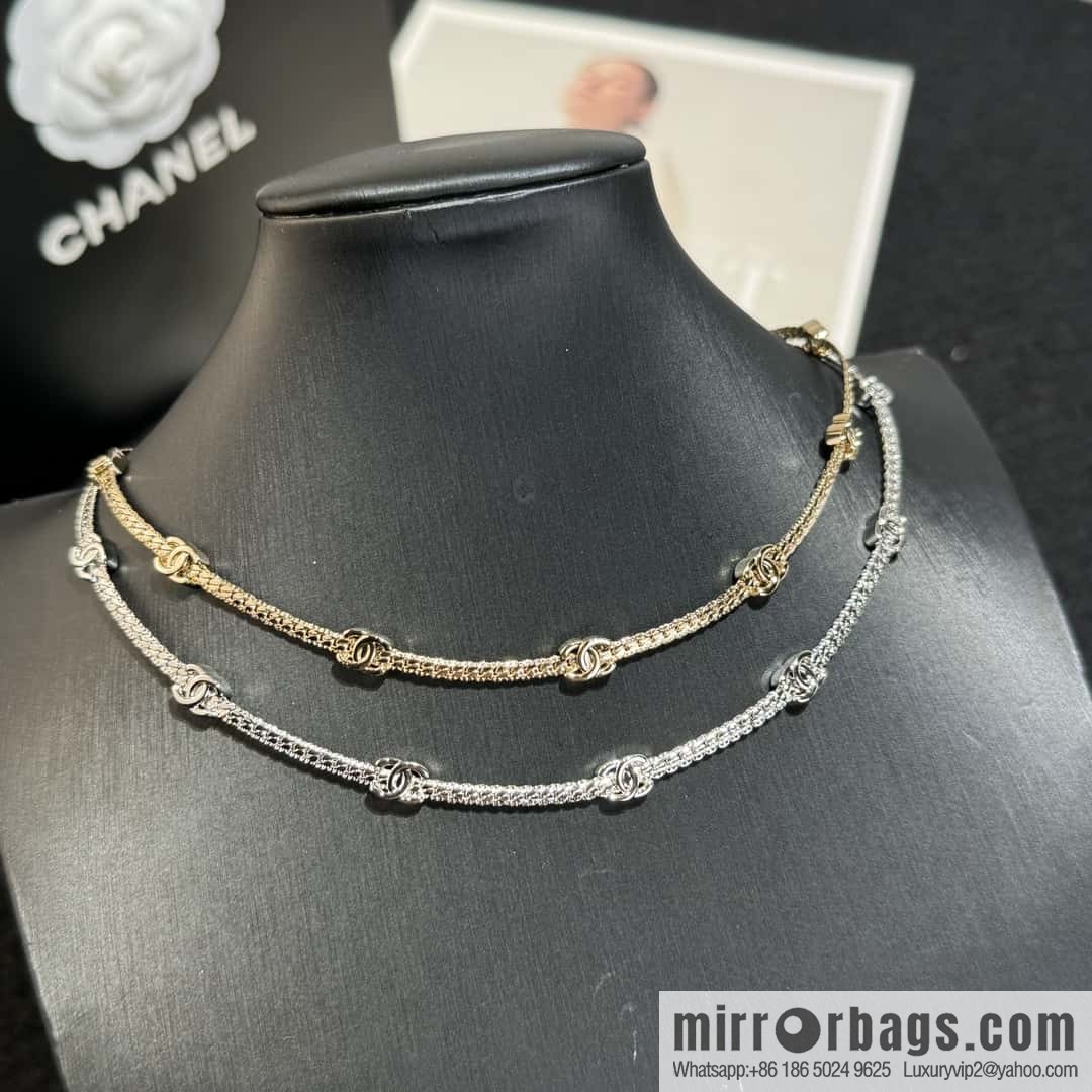 ❗️New ❗️ ☀️ new ☑️ Chanel 5 double c snake bone chain necklace ☀️