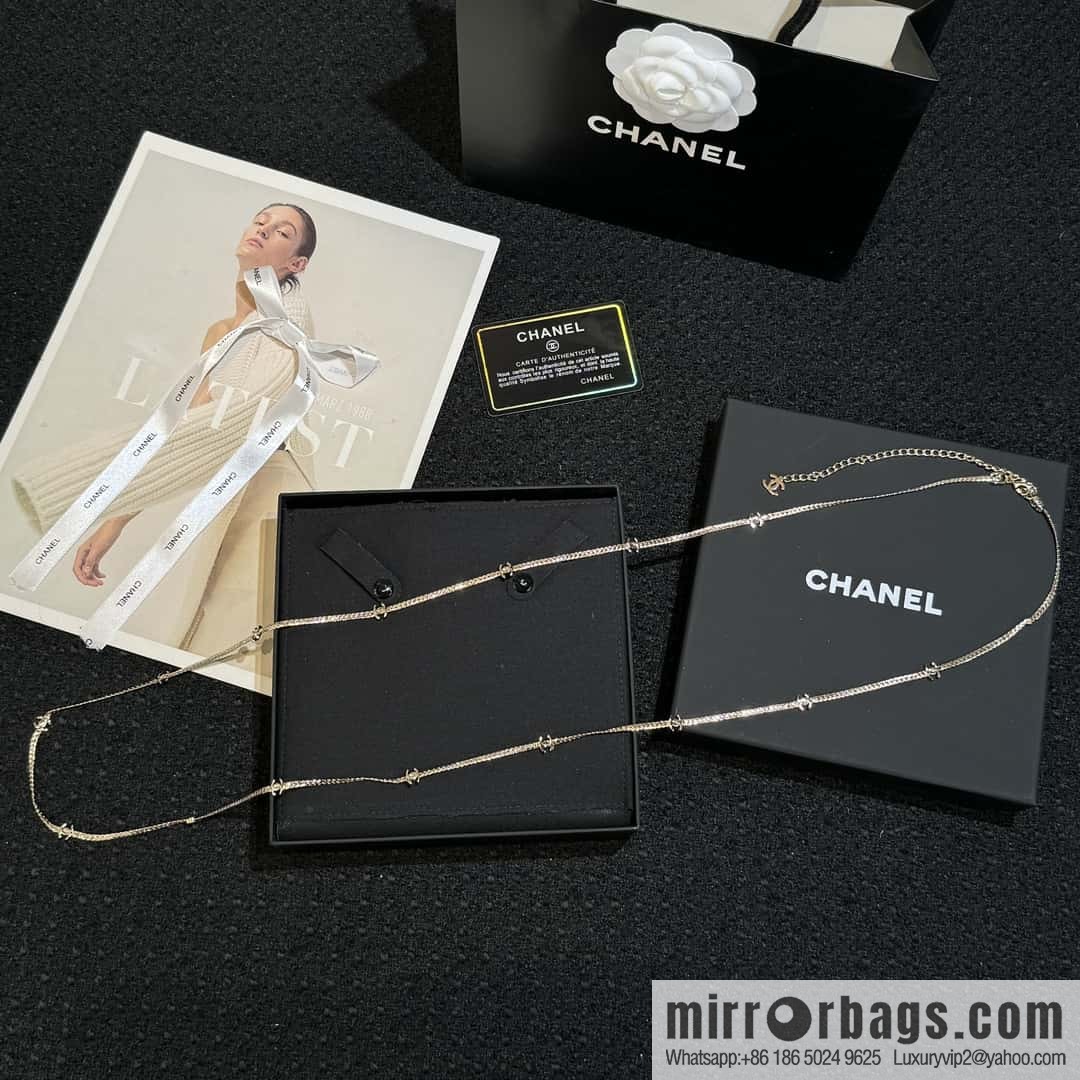 ❗️New ❗️ ☀️ new ☑️ Chanel 15 double c snake bone long necklace ☀️