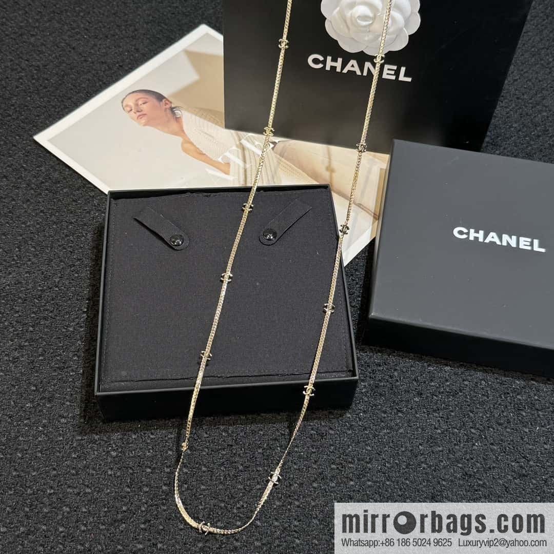 ❗️New ❗️ ☀️ new ☑️ Chanel 15 double c snake bone long necklace ☀️