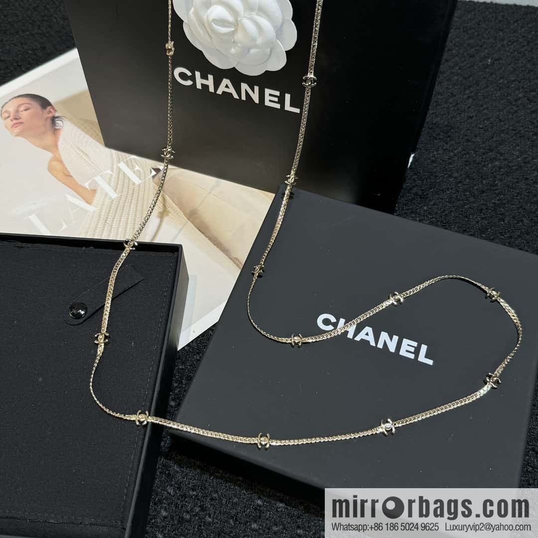 ❗️New ❗️ ☀️ new ☑️ Chanel 15 double c snake bone long necklace ☀️