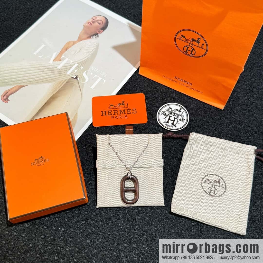 ❗️New ❗️ New ☑️ Hermès HERMES Pig Nose Chaine d'Ancre Necklace