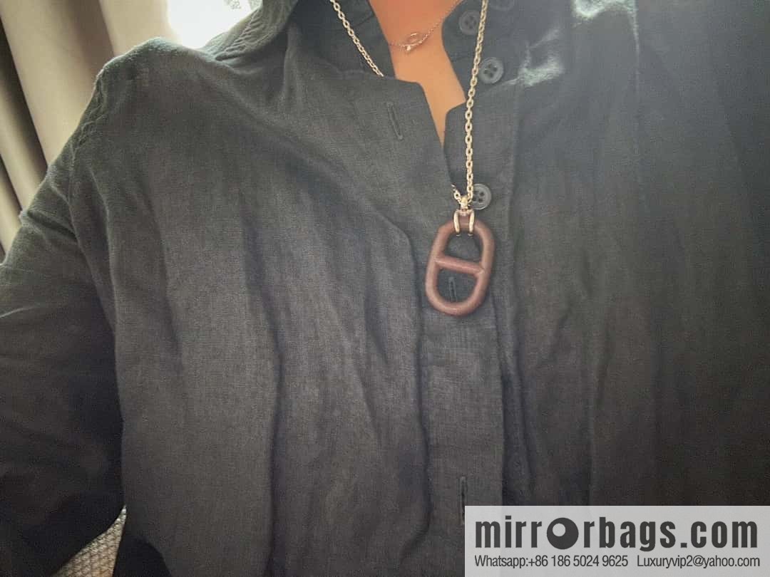 ❗️New ❗️ New ☑️ Hermès HERMES Pig Nose Chaine d'Ancre Necklace