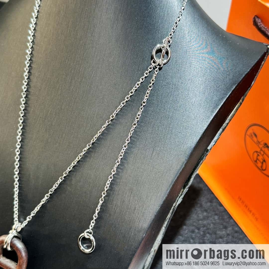 ❗️New ❗️ New ☑️ Hermès HERMES Pig Nose Chaine d'Ancre Necklace