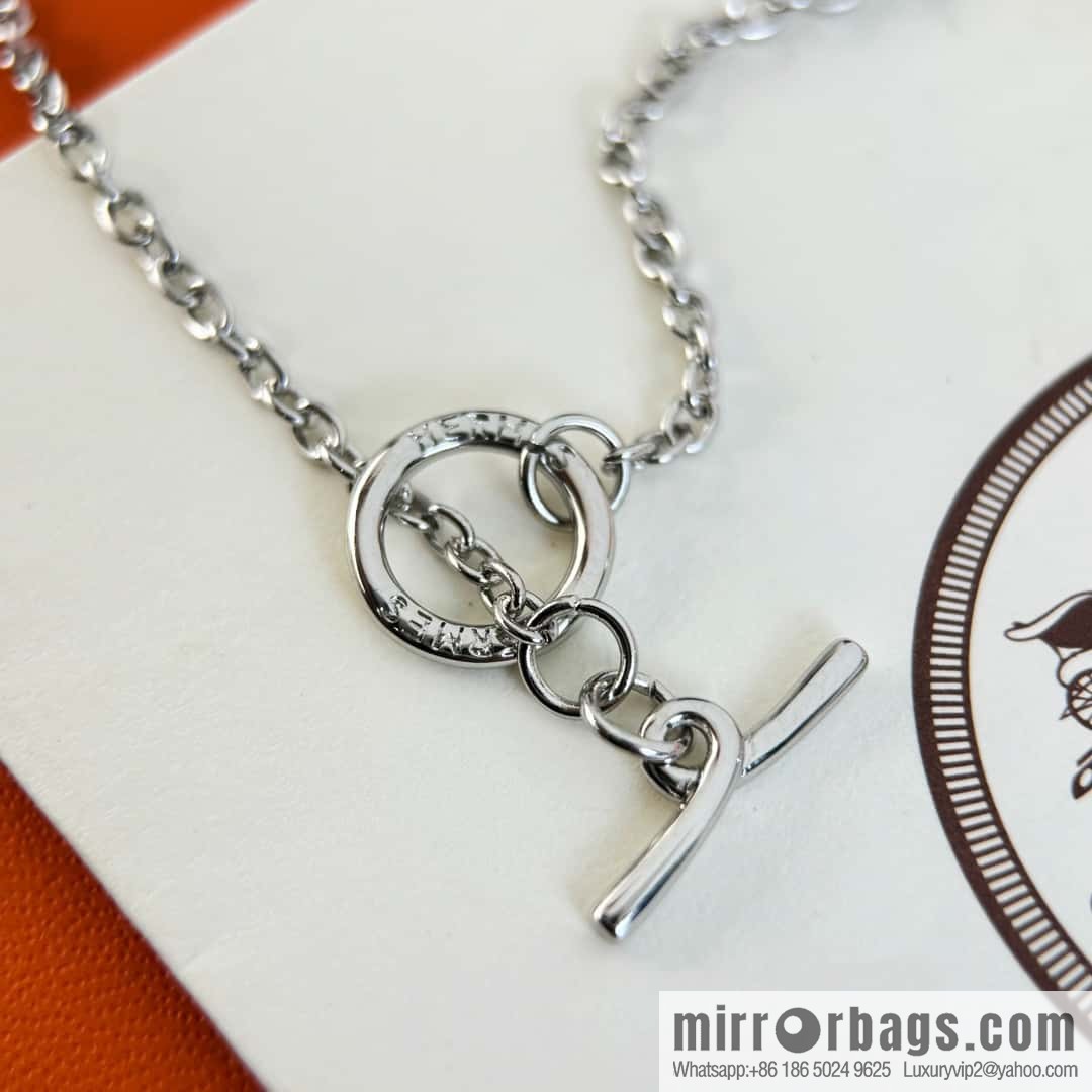 ❗️New ❗️ New ☑️ Hermès HERMES Pig Nose Chaine d'Ancre Necklace