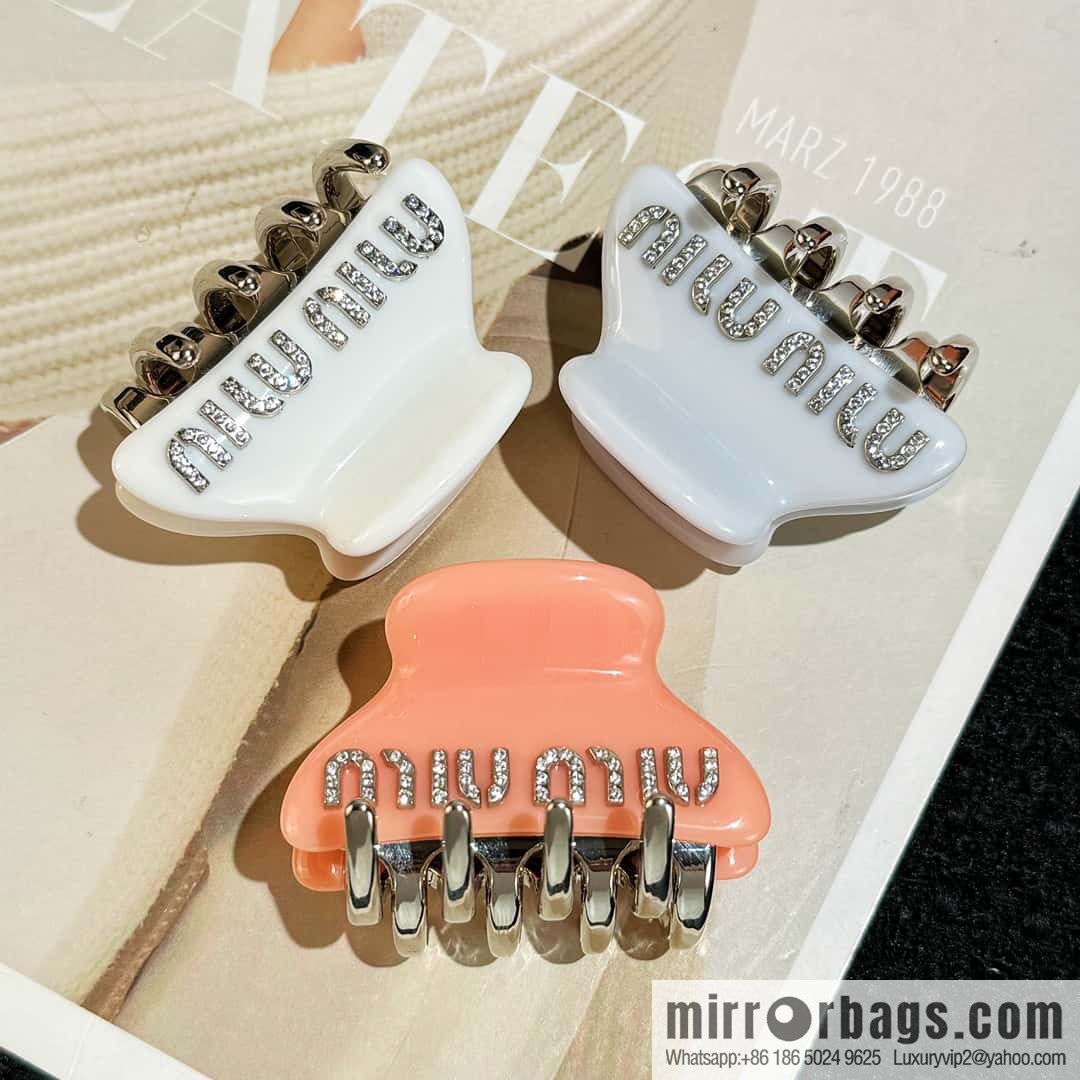 MIU MIU Miu Full Drill Hairpin Hair Grab