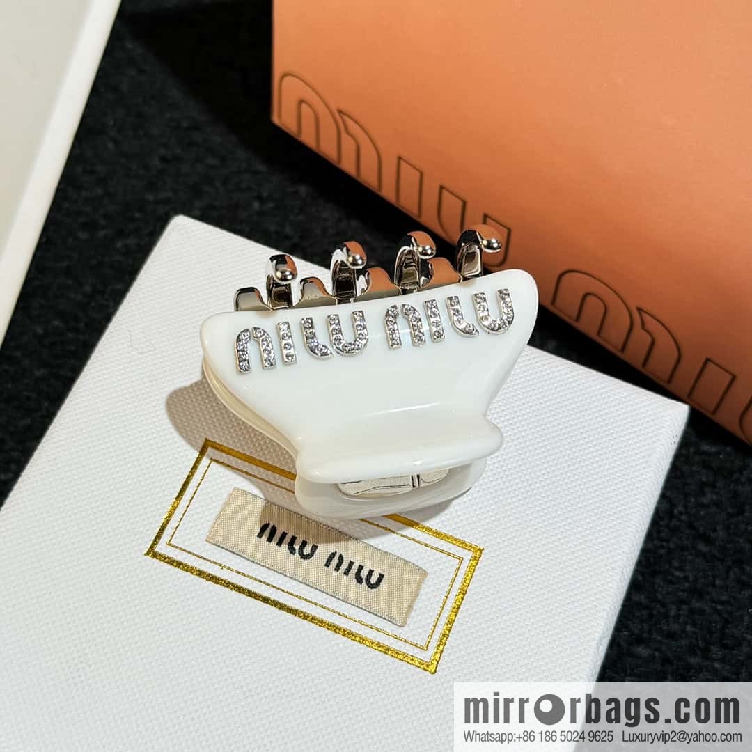 MIU MIU Miu Full Drill Hairpin Hair Grab