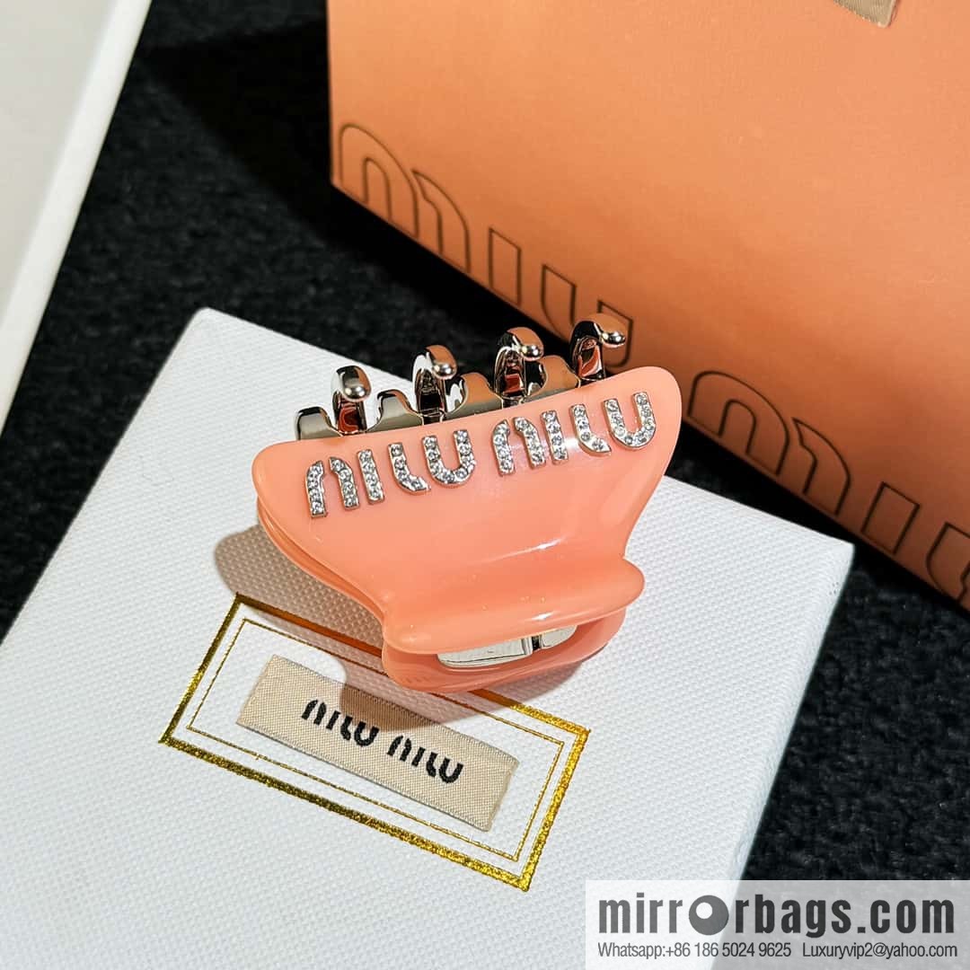 MIU MIU Miu Full Drill Hairpin Hair Grab