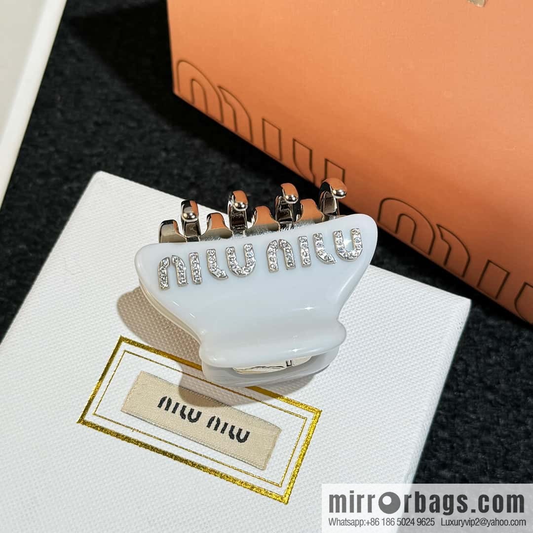 MIU MIU Miu Full Drill Hairpin Hair Grab