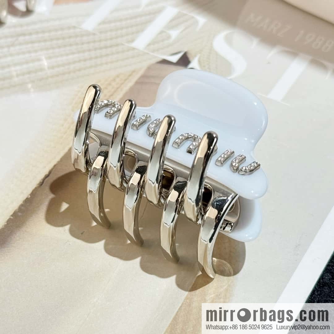 MIU MIU Miu Full Drill Hairpin Hair Grab