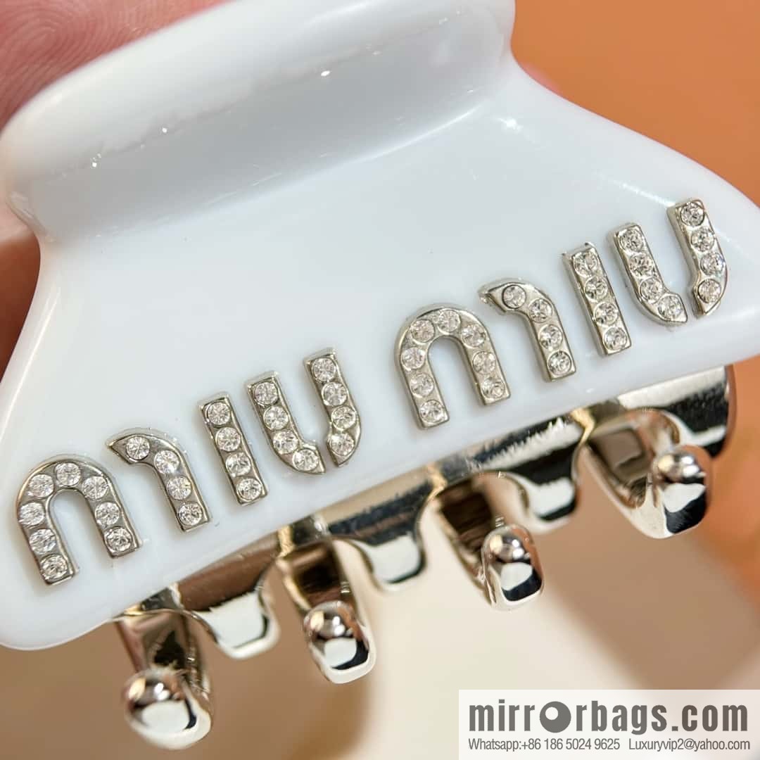 MIU MIU Miu Full Drill Hairpin Hair Grab