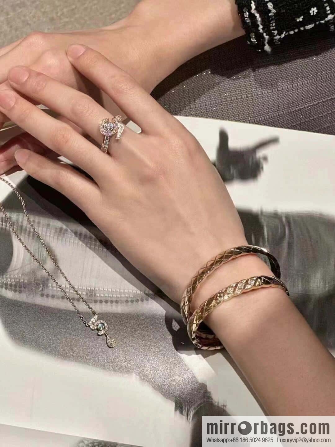 ❗️New ❗️ New ☑️ TIFFANY & Co. Full Diamond String Ring