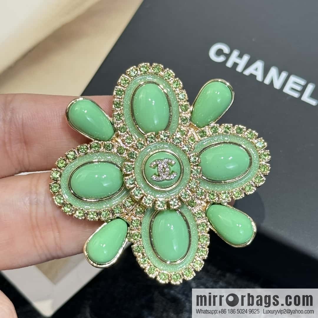 ❗️New ❗️ ☀️ new ☑️ Chanel double c flower brooch ☀️