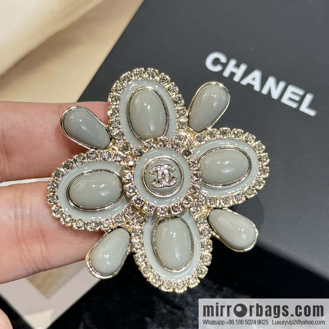 ❗️New ❗️ ☀️ new ☑️ Chanel double c flower brooch ☀️