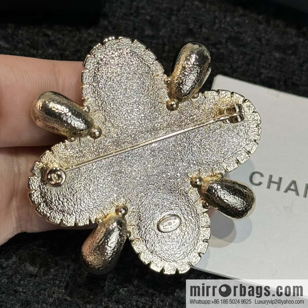 ❗️New ❗️ ☀️ new ☑️ Chanel double c flower brooch ☀️
