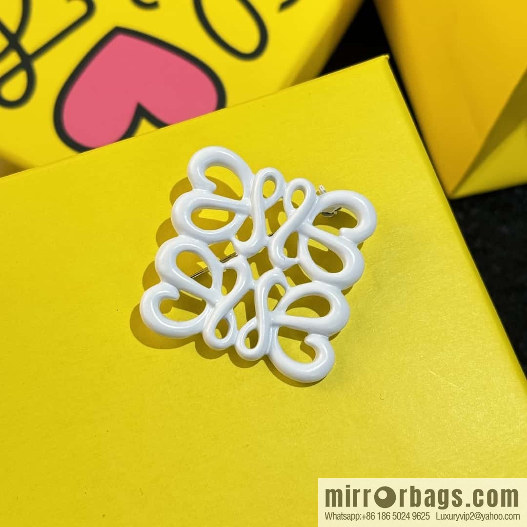 LOEWE Square Mooncake Brooch