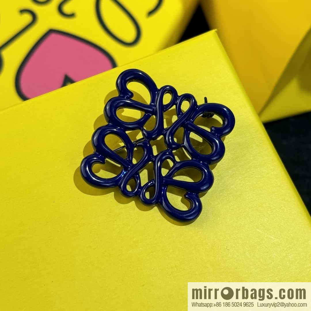 LOEWE Square Mooncake Brooch
