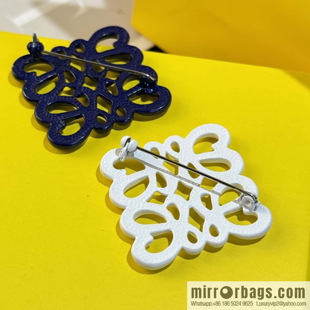 LOEWE Square Mooncake Brooch