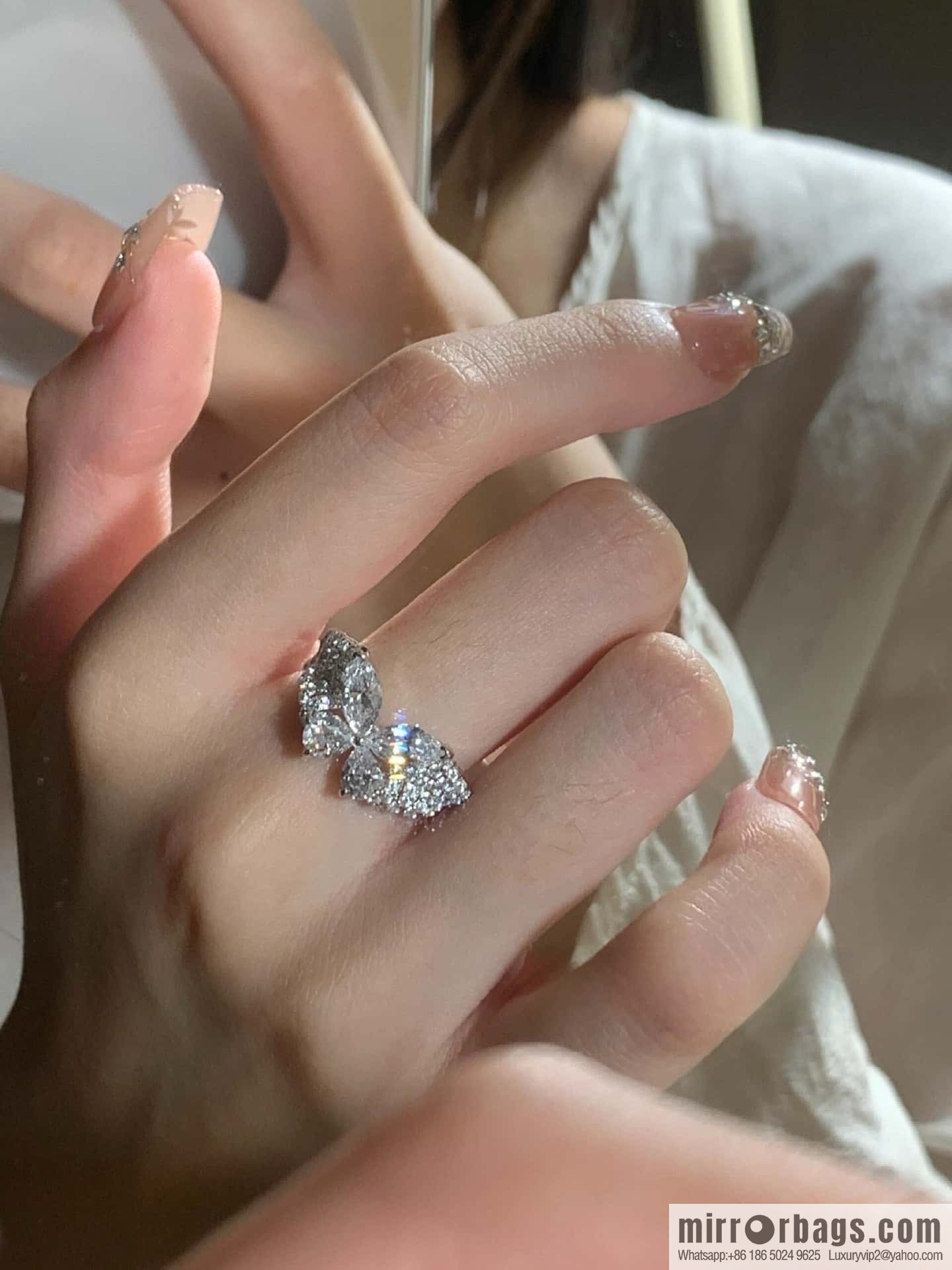 ❗️New ❗️ GRAFF Full Diamond Butterfly Ring