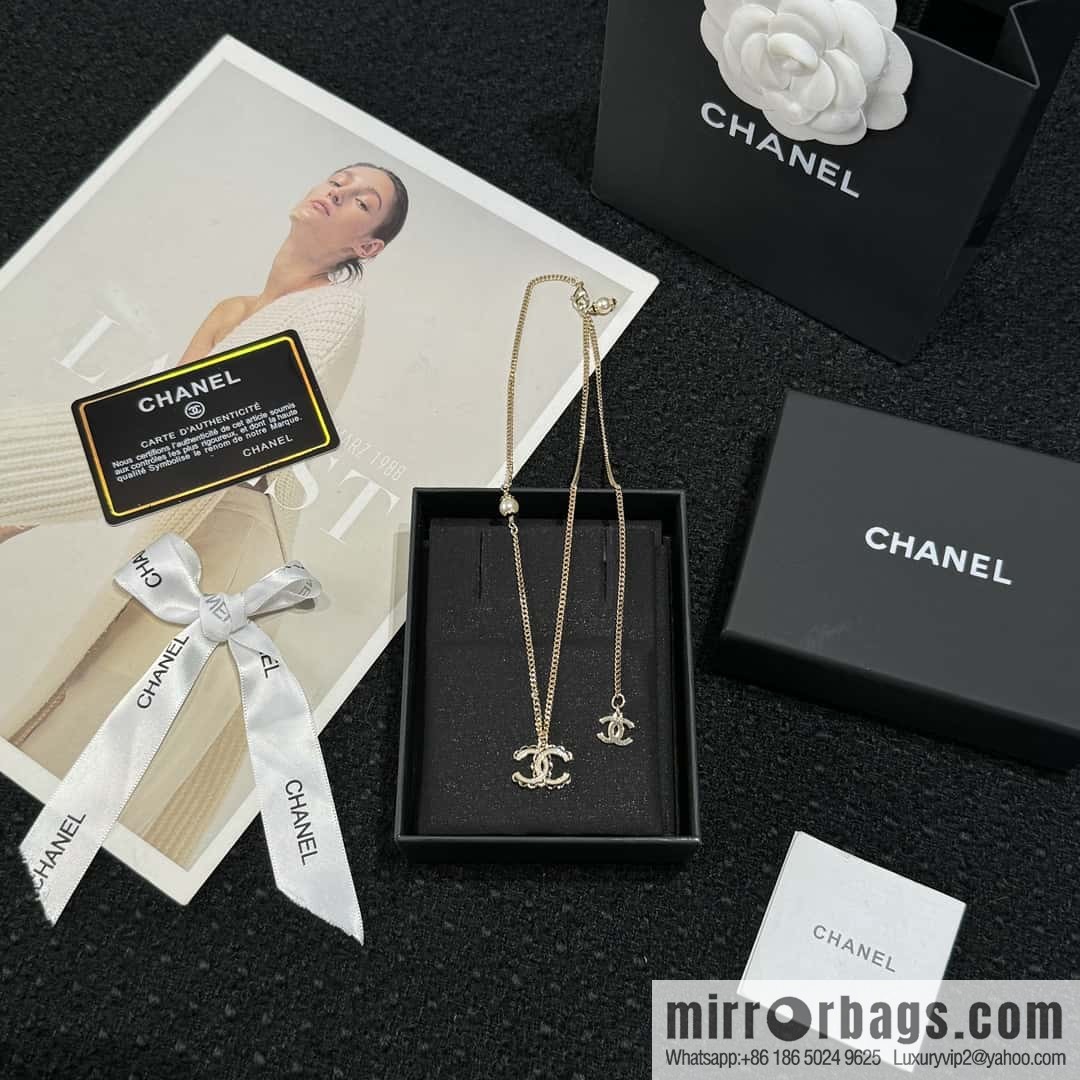 ❗️New ❗️ ☀️ New ☑️ Chanel Double C Pearl Necklace ☀️