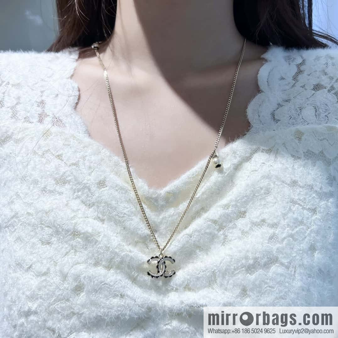 ❗️New ❗️ ☀️ New ☑️ Chanel Double C Pearl Necklace ☀️