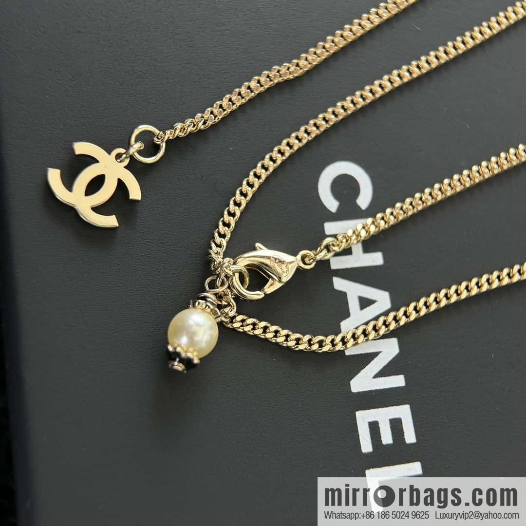 ❗️New ❗️ ☀️ New ☑️ Chanel Double C Pearl Necklace ☀️