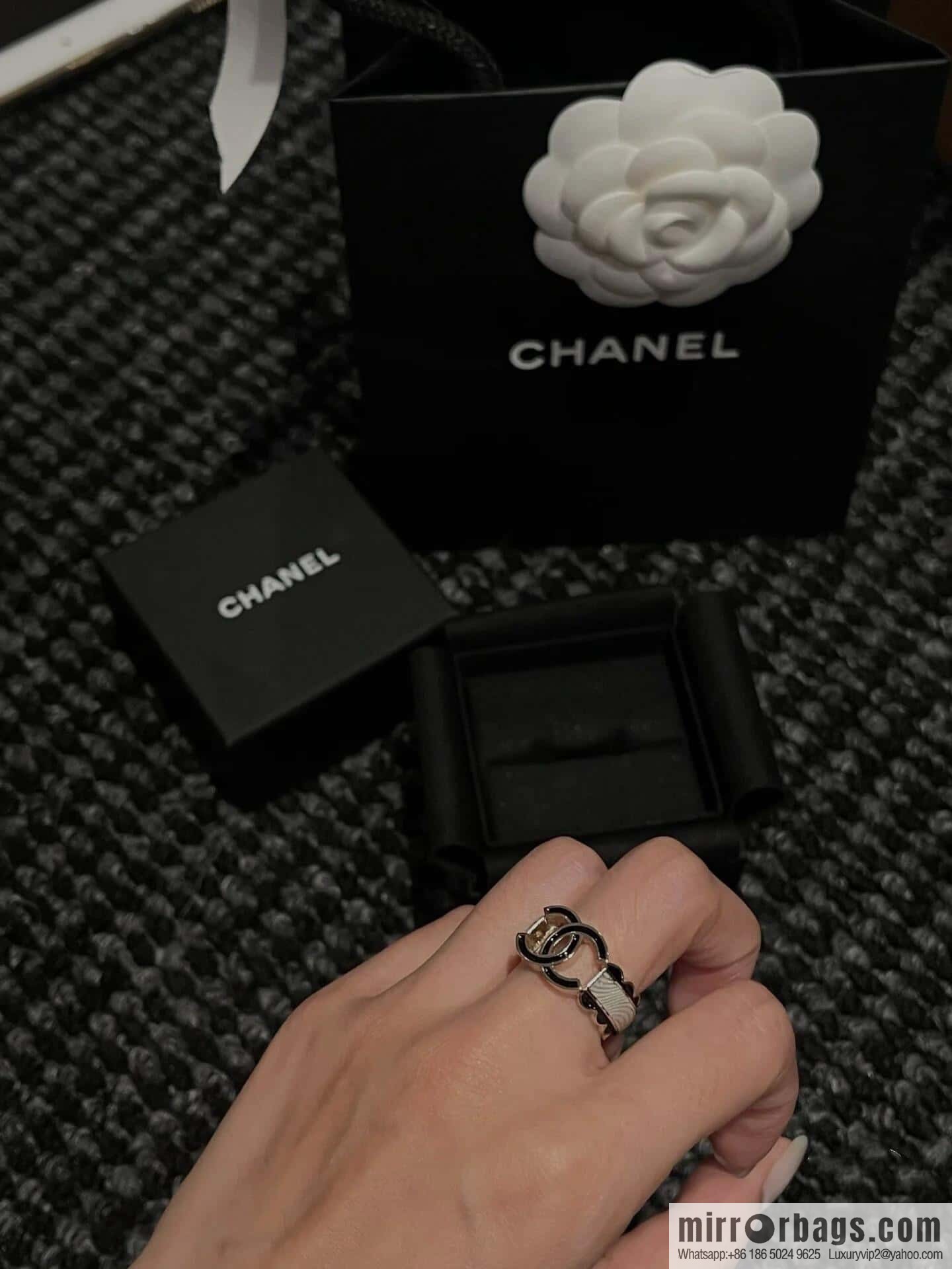 ❗️New ❗️☀️ New ☑️ Chanel Double C Ring ☀️