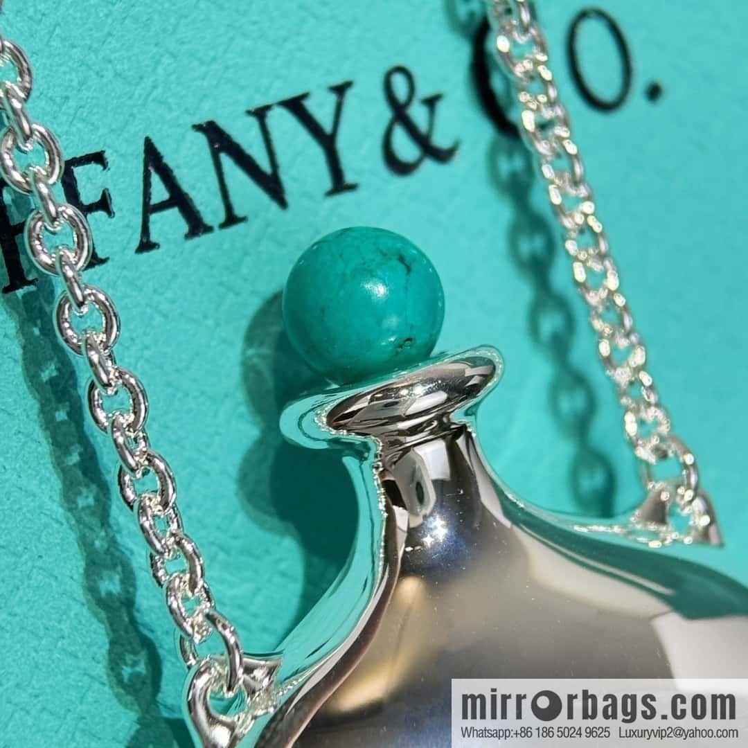 ❗️New ❗️ New ☑️ TIFFANY & Co. Glossy wine jug kettle necklace