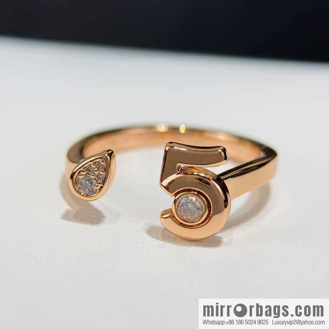 ❗️New ❗️☀️ New ☑️ Chanel COCO series 5-character ring ☀️