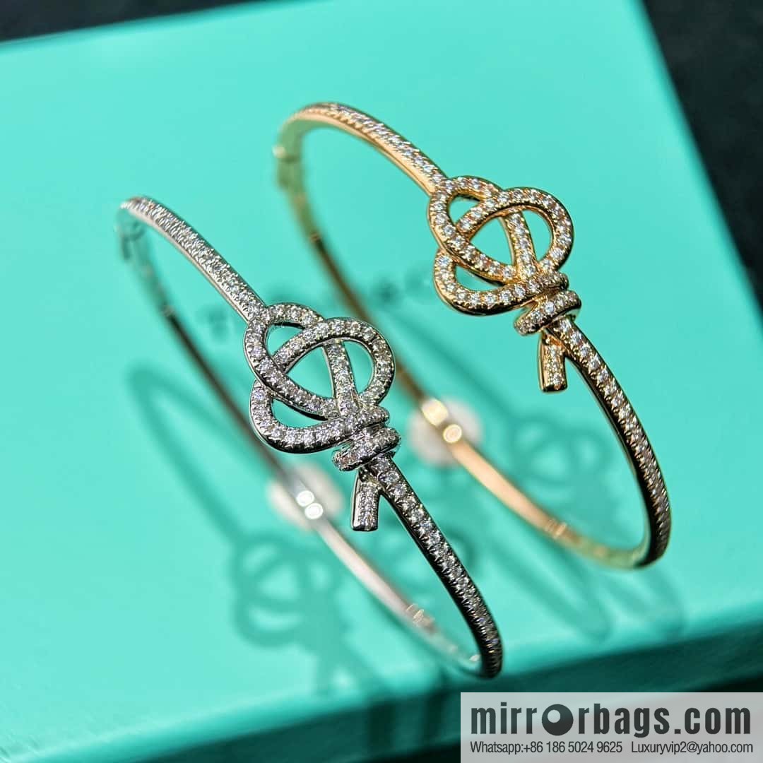 ❗️New ❗️ New ☑️ TIFFANY & Co. Woven Full Diamond Key Bracelet