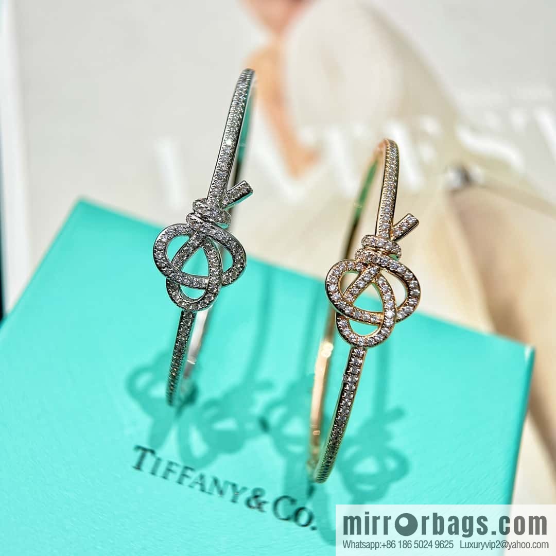 ❗️New ❗️ New ☑️ TIFFANY & Co. Woven Full Diamond Key Bracelet