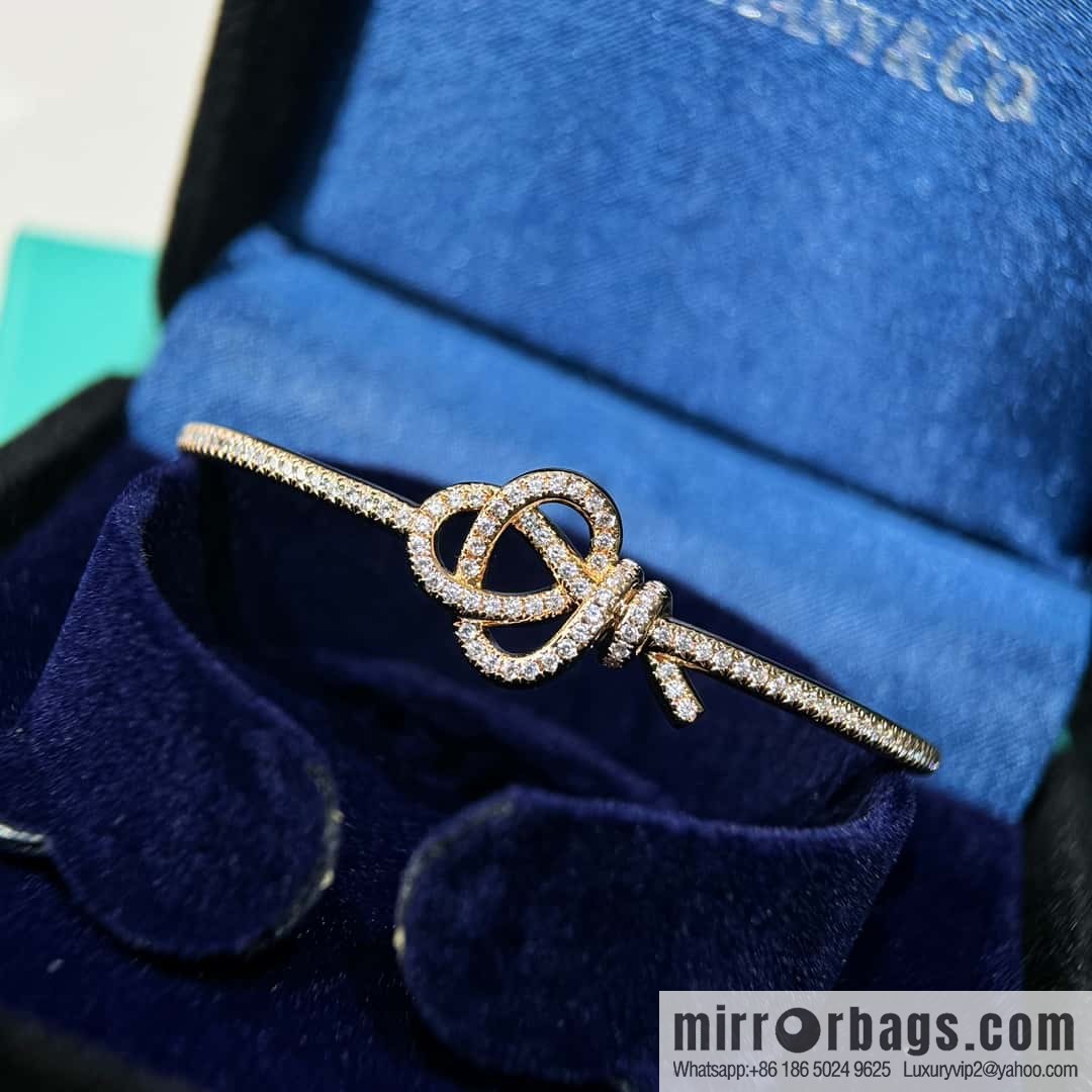 ❗️New ❗️ New ☑️ TIFFANY & Co. Woven Full Diamond Key Bracelet