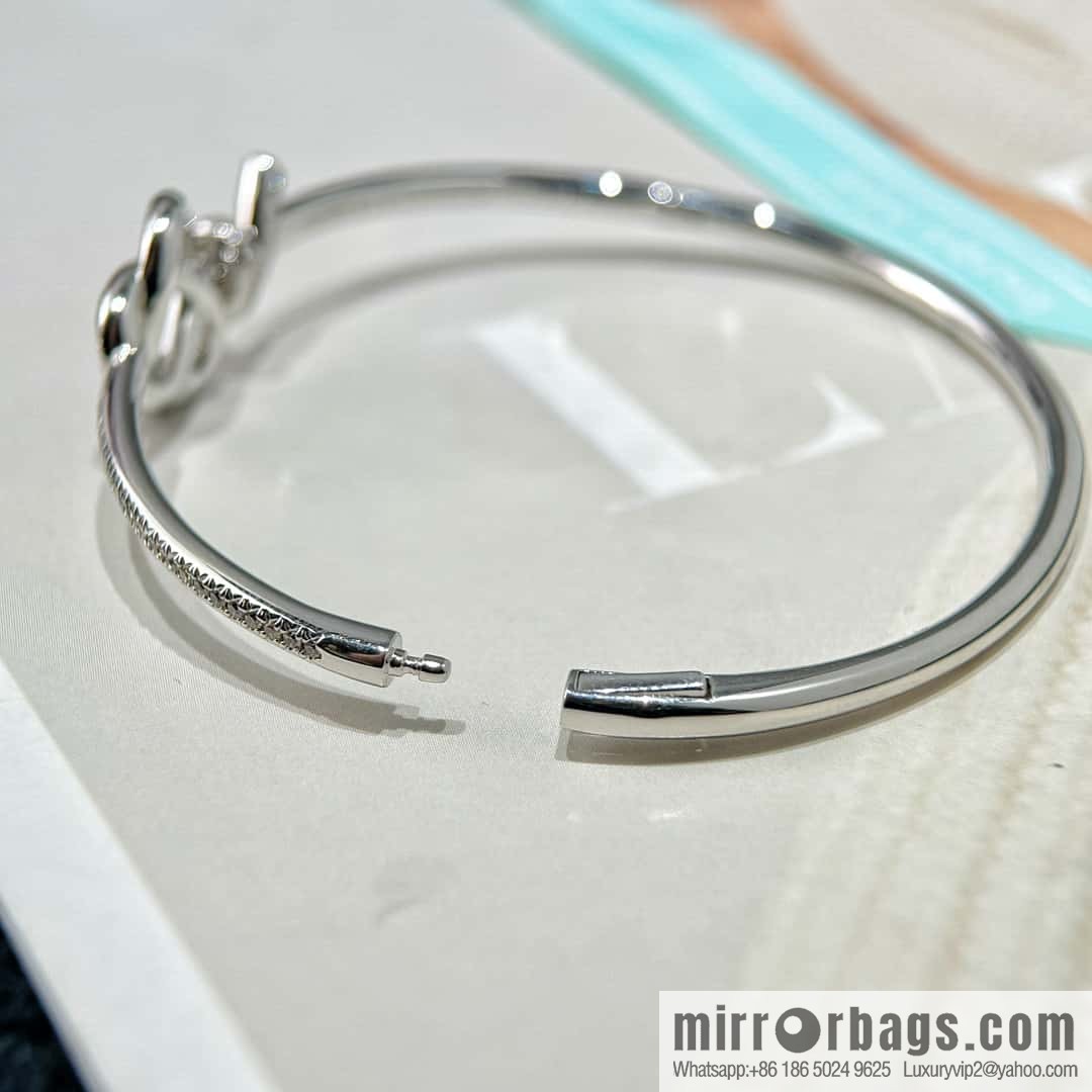 ❗️New ❗️ New ☑️ TIFFANY & Co. Woven Full Diamond Key Bracelet