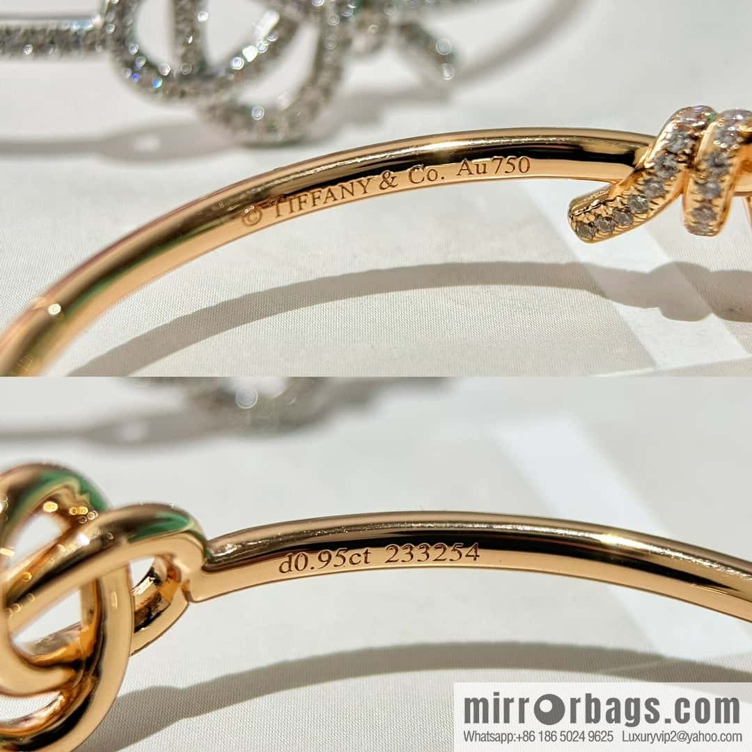 ❗️New ❗️ New ☑️ TIFFANY & Co. Woven Full Diamond Key Bracelet