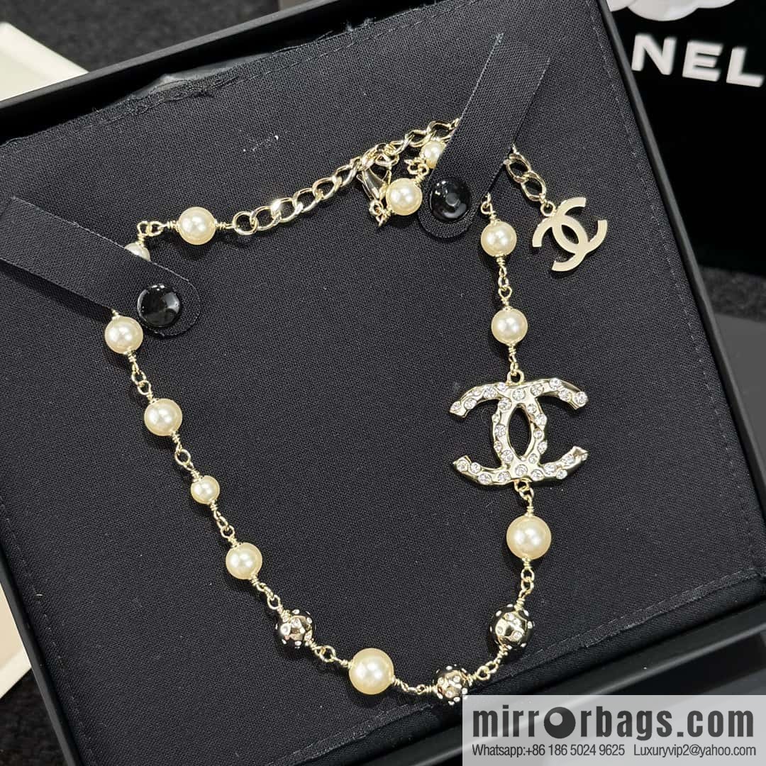 ❗️New ❗️☀️ New ☑️ Chanel Double C Pearl Necklace ☀️