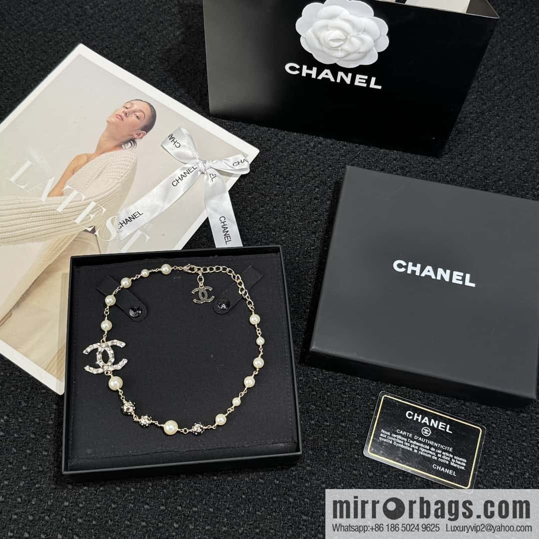 ❗️New ❗️☀️ New ☑️ Chanel Double C Pearl Necklace ☀️