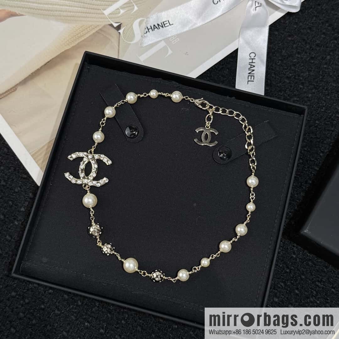 ❗️New ❗️☀️ New ☑️ Chanel Double C Pearl Necklace ☀️