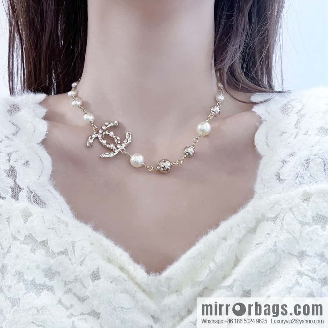❗️New ❗️☀️ New ☑️ Chanel Double C Pearl Necklace ☀️