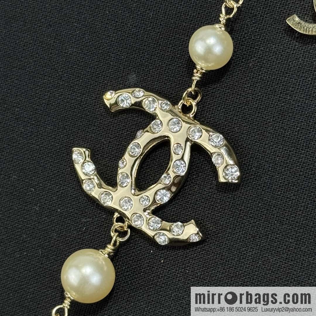❗️New ❗️☀️ New ☑️ Chanel Double C Pearl Necklace ☀️