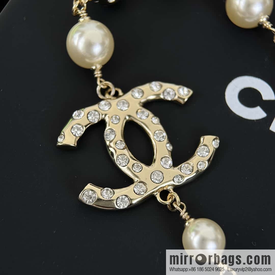 ❗️New ❗️☀️ New ☑️ Chanel Double C Pearl Necklace ☀️