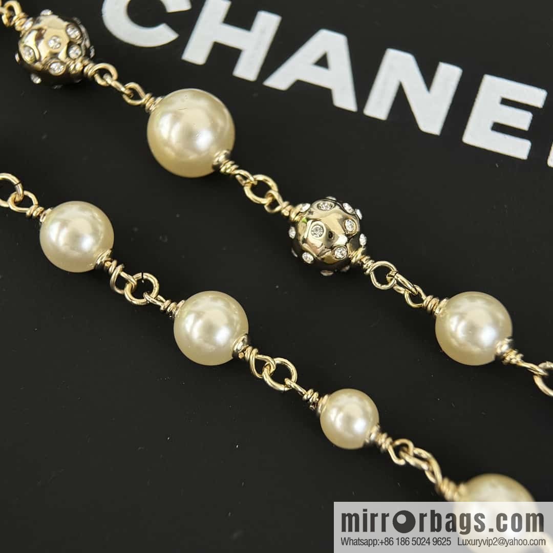 ❗️New ❗️☀️ New ☑️ Chanel Double C Pearl Necklace ☀️