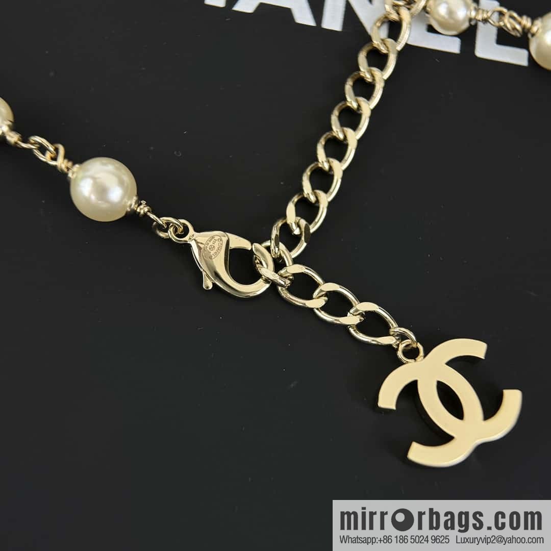 ❗️New ❗️☀️ New ☑️ Chanel Double C Pearl Necklace ☀️